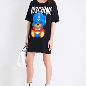 Moschino Couture x Transformers collab shirt dress